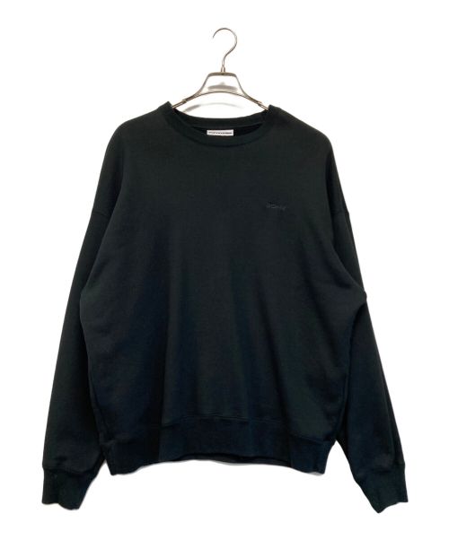 SOFTHYPHEN（ソフトハイフン）SOFTHYPHEN (ソフトハイフン) SOHY CREW NECK SWEAT ブラック サイズ:SIZE 4の古着・服飾アイテム