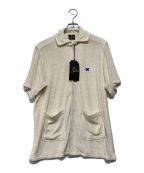 Needlesニードルズ）の古着「Italian Collar Shirt - LI/PE Pile Jersey」｜ホワイト