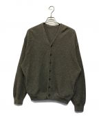 crepusculeクレプスキュール）の古着「Moss Stitch V-Neck Cardigan」｜カーキ