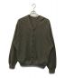 crepuscule（クレプスキュール）の古着「Moss Stitch V-Neck Cardigan」｜カーキ