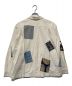 Story mfg. (ストーリーエムエフジー) GREETINGS SHIRT LS / ECRU SCATTER PATCH ホワイト サイズ:SIZE M：20000円