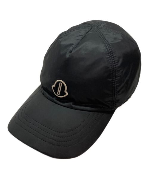 MONCLER GENIUS（モンクレール ジーニアス）MONCLER GENIUS (モンクレール ジーニアス) RICK OWENS (リックオウエンス) BASEBALL HAT ブラックの古着・服飾アイテム