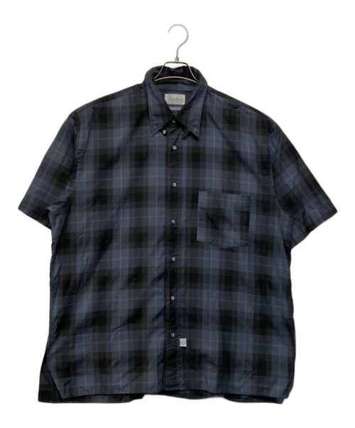 Marvine Pontiak Shirt Makers（マーヴィンポンティアックシャツメイカーズ）Marvine Pontiak Shirt Makers (マーヴィンポンティアックシャツメイカーズ) TAB COLLAR SHIRT ネイビー サイズ:SIZE Freeの古着・服飾アイテム