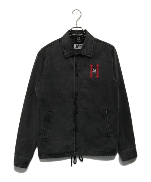 HUF（ハフ）HUF (ハフ) FELiX (フィリックス) デニムコーチジャケット グレー サイズ:SIZE Sの古着・服飾アイテム