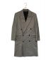 PAUL SMITH（ポールスミス）の古着「HOUND-TOOTH WOOL DOUBLE COAT」｜グレー