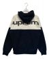 SUPREME (シュプリーム) Blocked hooded sweatshirt ブラック サイズ:SIZE L：10000円