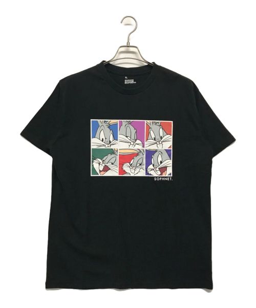 SOPHNET.（ソフネット）SOPHNET. (ソフネット) LOONEY TUNES WB WIDE TEE ブラック サイズ:SIZE XL 未使用品の古着・服飾アイテム