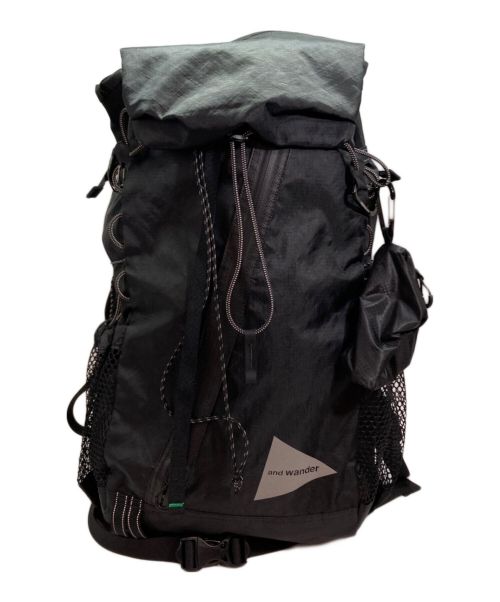 and wander（アンドワンダー）and wander (アンドワンダー) ECOPAK30Lbackpack ブラックの古着・服飾アイテム