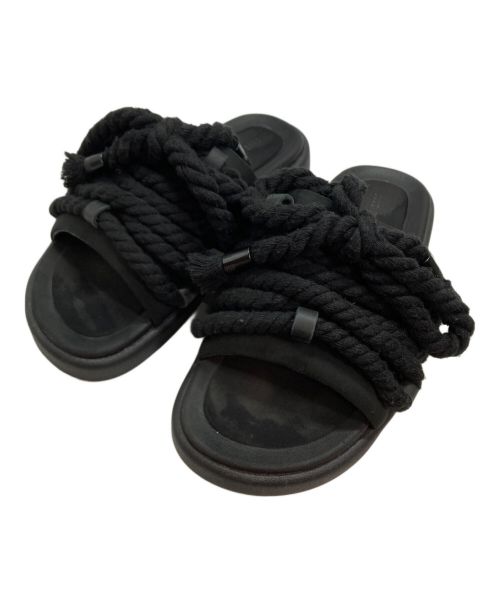 FOOT INDUSTRY（フットインダストリー）FOOT INDUSTRY (フットインダストリー) Rope Slipper ブラック サイズ:SIZE 2の古着・服飾アイテム