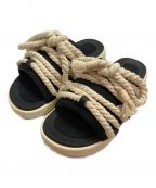 FOOT INDUSTRYフットインダストリー）の古着「Rope Slipper」｜ブラック