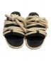 中古・古着 FOOT INDUSTRY (フットインダストリー) Rope Slipper ブラック サイズ:SIZE 4：9000円