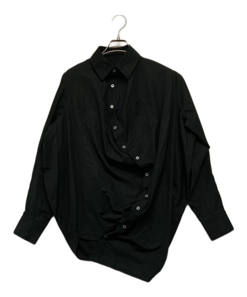 ANREALAGE（アンリアレイジ）ANREALAGE (アンリアレイジ) BALL SHIRT ブラック サイズ:SIZE 46の古着・服飾アイテム