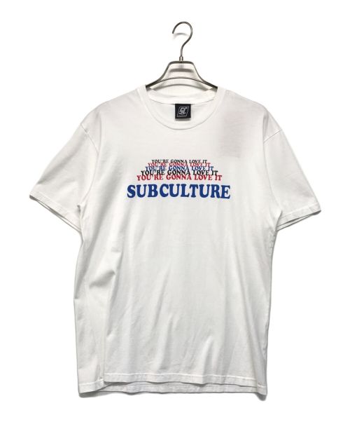 Subculture（サブカルチャー）Subculture (サブカルチャー) YOU GON'NA LOVE IT T-SHIRT ホワイト サイズ:SIZE 2の古着・服飾アイテム