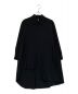 GROUND Y（グラウンドワイ）の古着「POLYESTER CREPE de CHINE JUMBO ASYMMETRIC SHIRT.」｜ブラック