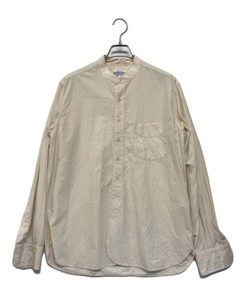 Scye Mercantile（サイ マーカンタイル）Scye Mercantile (サイ マーカンタイル) バンドカラーシャツ ベージュ サイズ:SIZE 38の古着・服飾アイテム