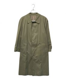 Aquascutum（アクアスキュータム）の古着「ステンカラーコート」｜オリーブ