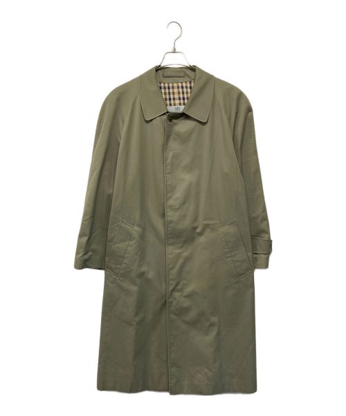 Aquascutum（アクアスキュータム）Aquascutum (アクアスキュータム) ステンカラーコート オリーブ サイズ:38の古着・服飾アイテム