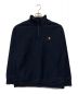 Carhartt WIP（カーハート）の古着「HALF ZIP AMERICAN SCRIPT SWEAT」｜ネイビー