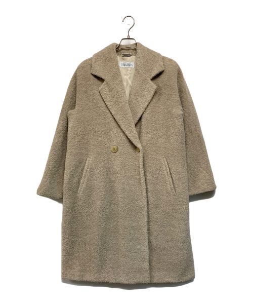 MaxMara（マックスマーラ）MaxMara (マックスマーラ) アルパカ混ダブルコート アイボリー サイズ:SIZE 42の古着・服飾アイテム