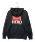 SUPREME (シュプリーム) ANTIHERO (アンタイヒーロー) ZipUp Hoodie Sweat ブラック サイズ:SIZE XL：12000円