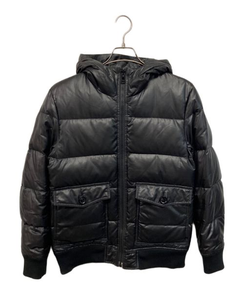 BURBERRY BLACK LABEL（バーバリーブラックレーベル）BURBERRY BLACK LABEL (バーバリーブラックレーベル) リバーシブルダウンジャケット ブラック サイズ:SIZE Mの古着・服飾アイテム