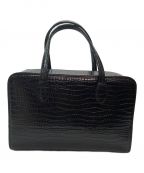 TOUT Y ESTトゥティエ）の古着「SAC LOQUET MINI CROCO BAG」｜ブラック