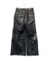 seyto (セイト) Vintage like fake leather flare pants ブラック サイズ:SIZE 2：12000円