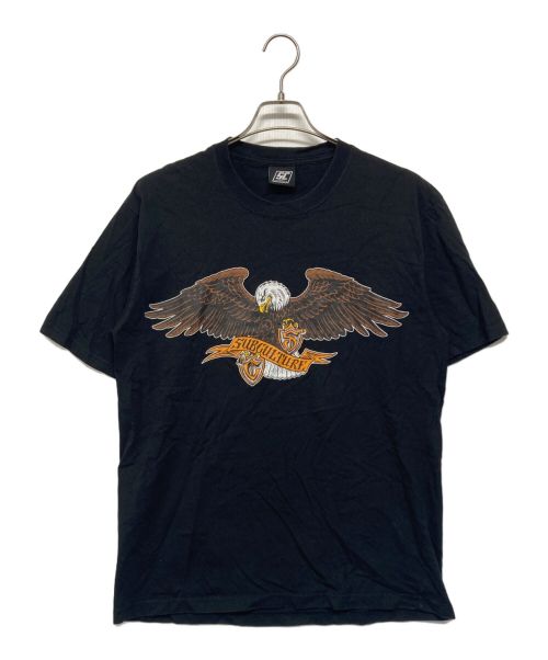 Subculture（サブカルチャー）Subculture (サブカルチャー) EMBLEM EAGLE T-SHIRT ブラック サイズ:SIZE Mの古着・服飾アイテム