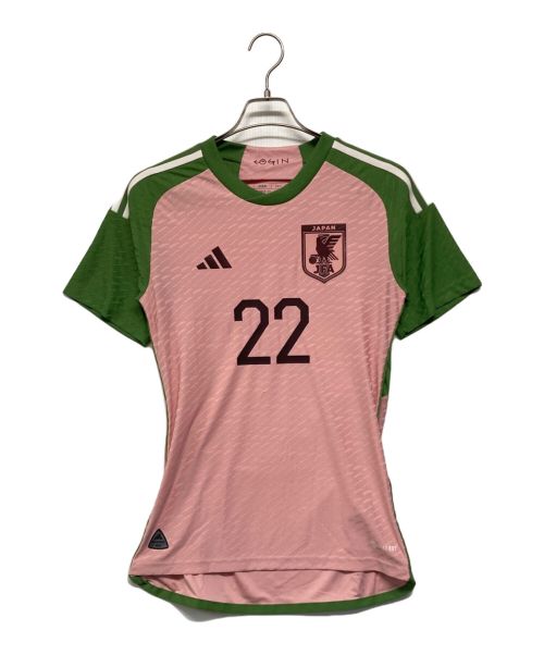 adidas（アディダス）adidas (アディダス) Nigo Japan National Soccer Team Special Collection グリーン×ピンク サイズ:SIZE Sの古着・服飾アイテム