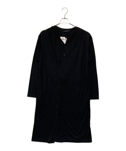 LIMI feu（リミフゥ）LIMI feu (リミフゥ) WOOL LAYERED LONG CARDIGAN ブラック サイズ:SIZE 2 未使用品の古着・服飾アイテム