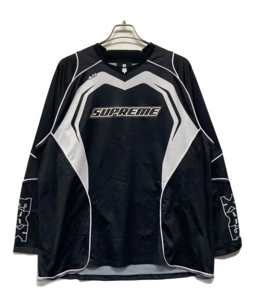 SUPREME（シュプリーム）SUPREME (シュプリーム) FOX RACING (フォックスレーシング) Fox Racing Moto Jersey Top ブラック サイズ:SIZE XLの古着・服飾アイテム