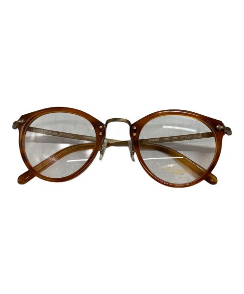 OLIVER PEOPLES（オリバーピープルズ）OLIVER PEOPLES (オリバーピープルズ) 眼鏡 ブラウン サイズ:47□24 142の古着・服飾アイテム