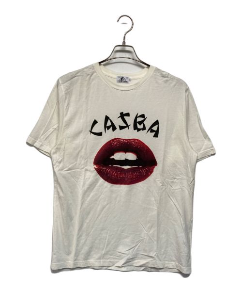 Hysteric Glamour（ヒステリックグラマー）Hysteric Glamour (ヒステリックグラマー) casba lip TEE ホワイト サイズ:SIZE Lの古着・服飾アイテム