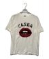 Hysteric Glamour（ヒステリックグラマー）の古着「casba lip TEE」｜ホワイト