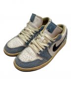 NIKEナイキ）の古着「AIR JORDAN 1 LOW SE SASHIKO」｜ブルー