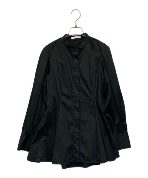 ADEAM（アディアム）ADEAM (アディアム) スタンドカラーブラウス ブラック サイズ:SIZE 0の古着・服飾アイテム