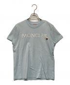 MONCLERモンクレール）の古着「Logo-embroidered T-shirt」｜ブルー