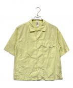 MHLエムエイチエル）の古着「COTTON RAMIE POPLIN」｜黄緑