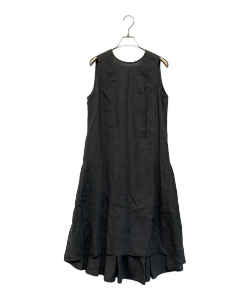 SINME（シンメ）SINME (シンメ) リネンミニワンピース ブラック サイズ:SIZE M 未使用品の古着・服飾アイテム