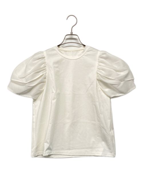 machatt（マチャット）machatt (マチャット) シアーパフドッキングTシャツ ホワイト サイズ:SIZE Free 未使用品の古着・服飾アイテム