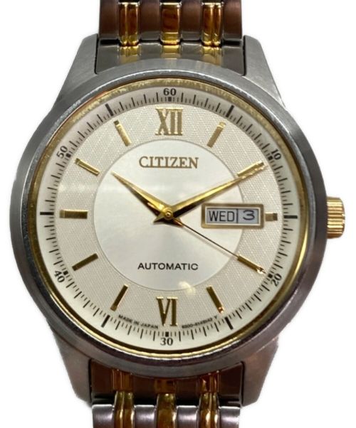 CITIZEN（シチズン）CITIZEN (シチズン) 自動巻 裏蓋スケルトン リストウォッチ ベージュの古着・服飾アイテム