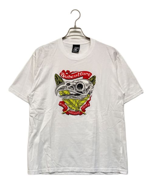 Subculture（サブカルチャー）Subculture (サブカルチャー) EAGLE SKULL HEAD T-SHIRT ホワイト サイズ:SIZE 2の古着・服飾アイテム