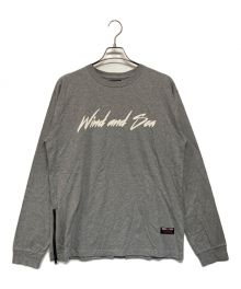 WIND AND SEA×WILD SIDE YOHJI YAMAMOTO（ウィンド アンド シー×ワイルドサイド ヨウジ ヤマモト）の古着「ロングスリーブTシャツ」｜グレー