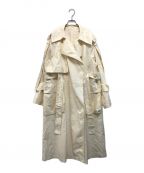 MAISON SPECIALメゾンスペシャル）の古着「Multi Fabric Over Size Trench」｜アイボリー