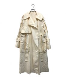 MAISON SPECIAL（メゾンスペシャル）の古着「Multi Fabric Over Size Trench」｜アイボリー