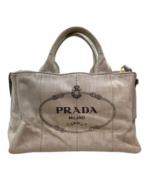 PRADA（プラダ）PRADA (プラダ) カナパ2WAYバッグ インディゴグレーの古着・服飾アイテム