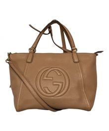 GUCCI（グッチ）の古着「ソーホーインターロッキングG2WAYバッグ」｜ピンク