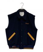 DAIRIKUダイリク）の古着「Andrew Stadium Vest」｜ネイビー