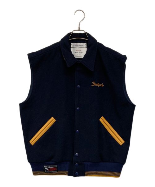 DAIRIKU（ダイリク）DAIRIKU (ダイリク) Andrew Stadium Vest ネイビー サイズ:SIZE Mの古着・服飾アイテム