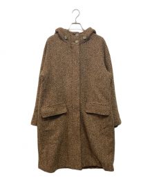 Max Mara WEEK END LINE（マックスマーラ ウイークエンドライン）の古着「ジップフーデッドコート」｜ブラウン